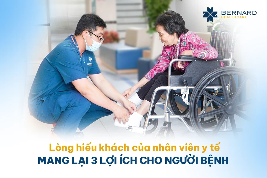 Omotenashi - Lòng hiếu khách của nhân viên y tế đem lại 3 lợi ích cho người bệnh